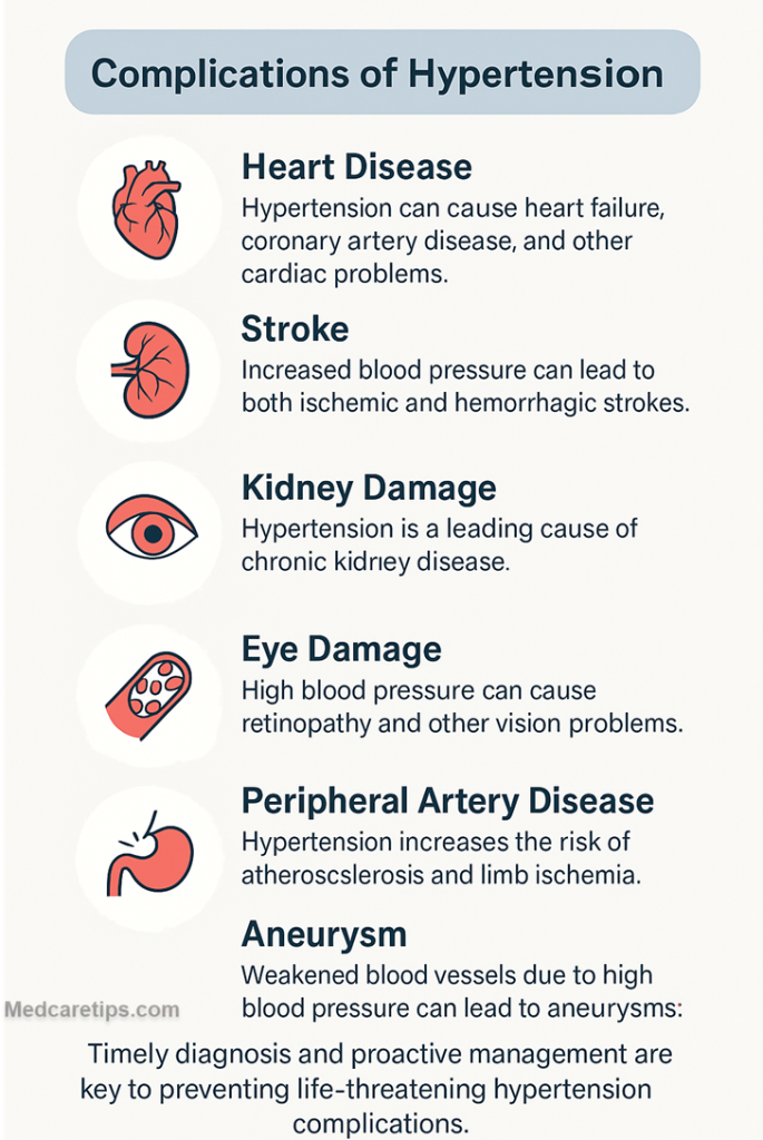 complications of hypertension